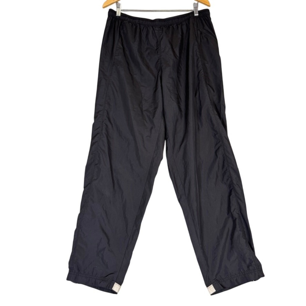 The North Face Womens Black Ripstop Track Pants XL V608546 Zipper Pockets